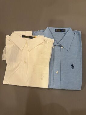 Polo by Ralph Lauren White & Light Blue Button-Down Shirts Pack